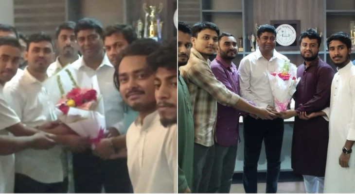 কুবির নতুন উপাচার্যকে ছাত্রদল ও ছাত্রশিবিরের শুভেচ্ছা